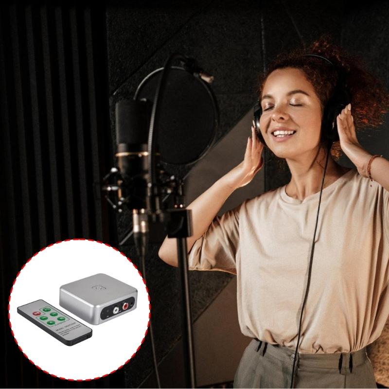 Music Digitizer Recorder for Music Sound Capture Device MP3 Recorder Converter Support Memory Card With Remote
