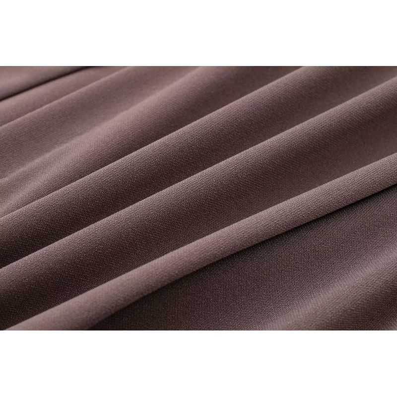 Women's New Silm Midi Skirt Dress Ruched Decoration