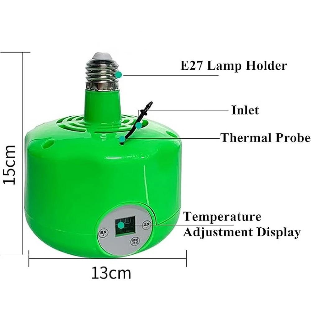 220V Pet Chicken Heating Lamp Air Heater Animal Warm Light Temperature Controll Heater Chick Brooder Heater For Dog Livestock