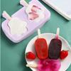 Silicone Ice Cream Mold Reusable Popsicle Moulds Cartoon Animal Mold  Jelly Fruit Ice Cream Mold Summer Kitchen Accessories