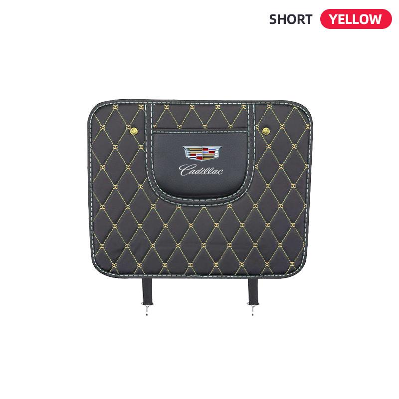 Car Rear Seat Back Anti Kicking Pads For Cadillac Emblem ESCALADE ATS BLS CT4 CT6 SRX STS XT4 XT5 SLR XT6 XTS Accessories