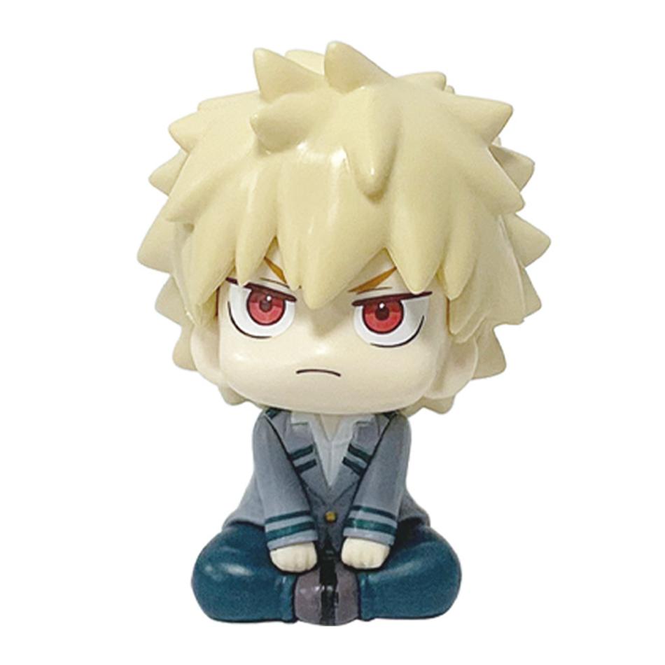 NEW 9-21CM My Hero Academia Katsuki Deku Todoroki So Himiko Toga Break Time Anime Figure Model Collection Doll Toy For Kids