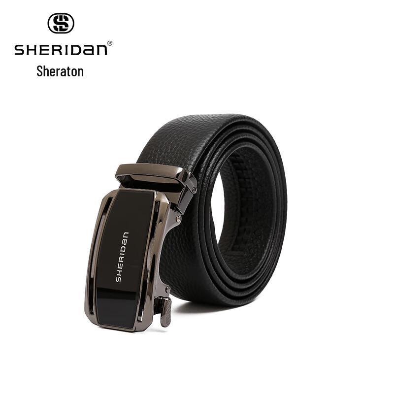 

Мужской деловой повседневный кожаный ремень Sheraton с автоматической пряжкой 110cm
