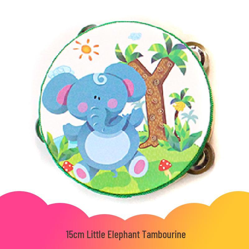 Wooden Tambourine for Early Childhood Music and Dance