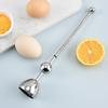 2 stk Rustfritt Stål Eggknekker Separator Profesjonell Eggvisp Skall Kokt Verktøy Matlagingsverktøy