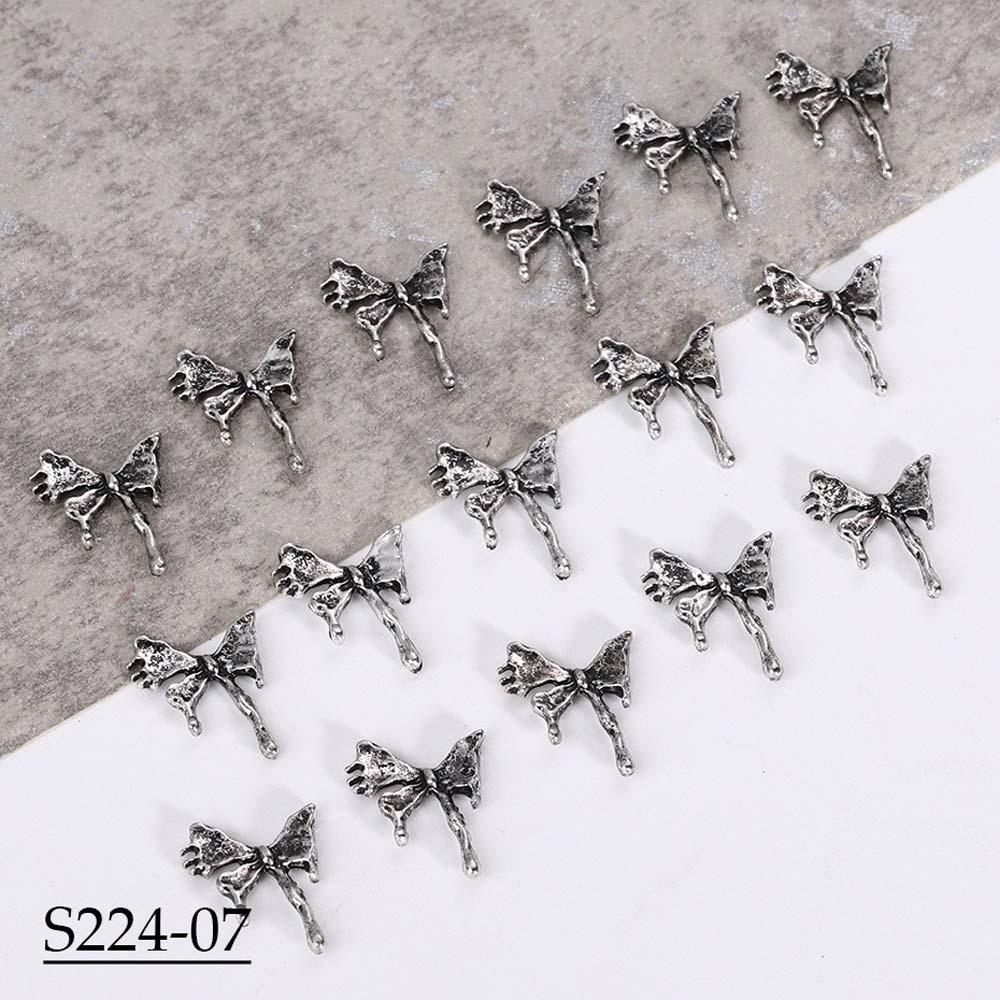 5Pcs/set Nail Art Charms Halloween Metal Nail Accessories Halloween Metal Nail Decorations  Lady