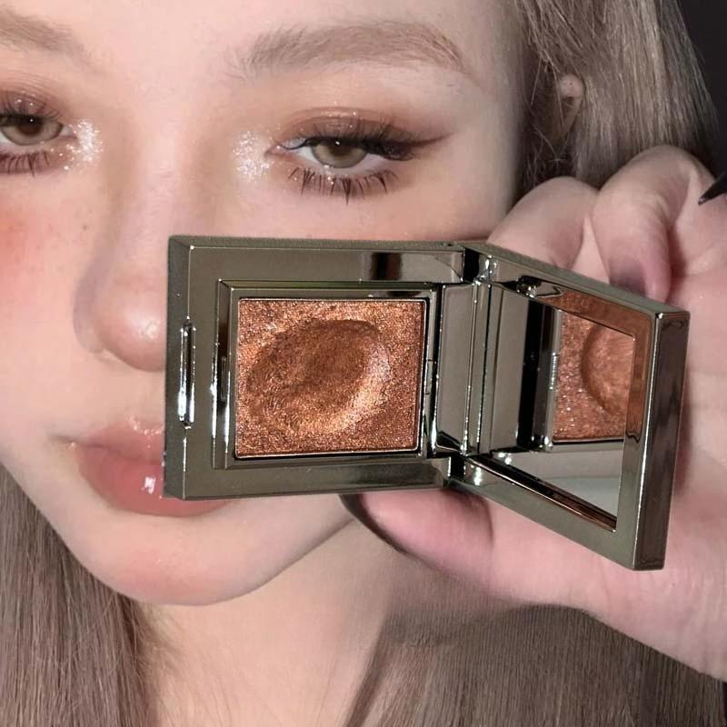 Spazio cowboy cosmico Evidenziatore Occhi Glitter Ombretto monocromatico Tavolozza Shimmer Satin Trucco Tavolozza Ombretto Kit evidenziazione