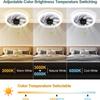 30 * 12.5 * 30cm Intelligence Living Room Ceiling Fan Light Household Bedroom Fan Lamp Modern And Simple Silent Indoor Electric Celling Fan