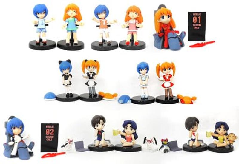 

Neon Genesis Evangelion DX All 8 Types TriColle! [Full Set]