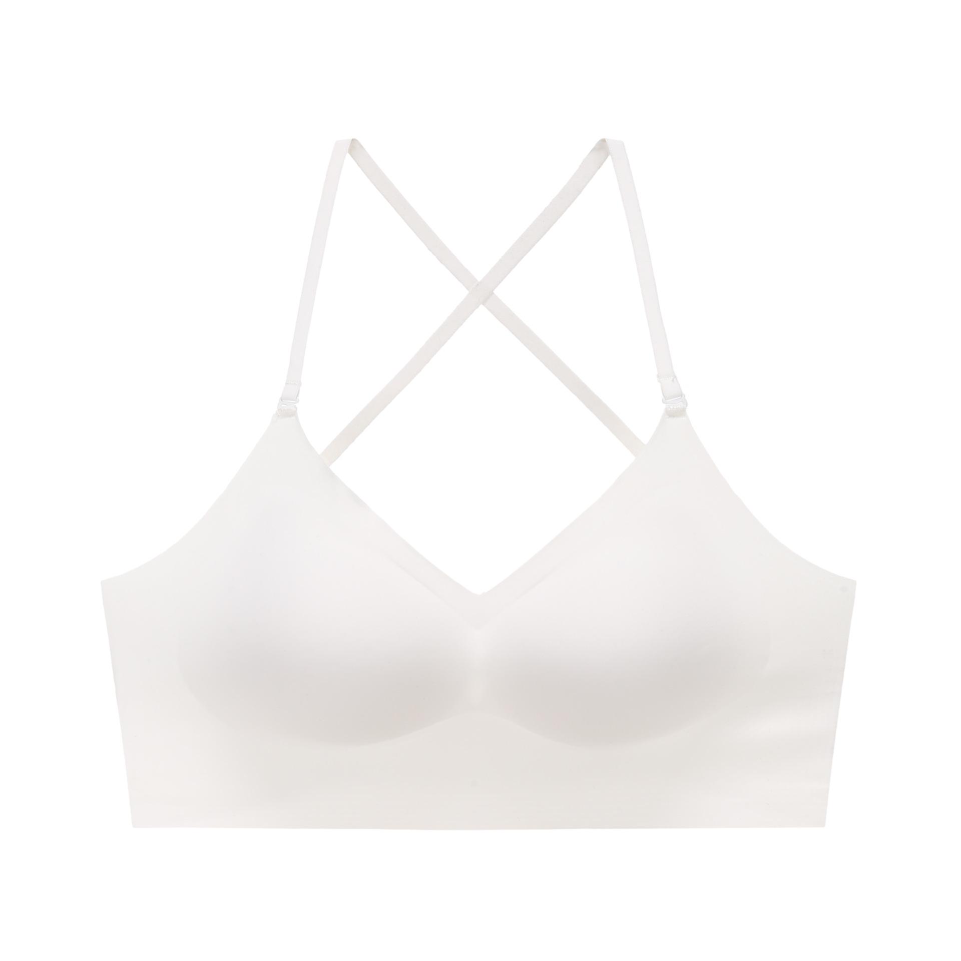 

Летний бесшовный женский бюстгальтер с низкой спинкой - тонкий, U-образной формы, красивый дизайн халтер, невидимый, многофункциональный, удобный. M