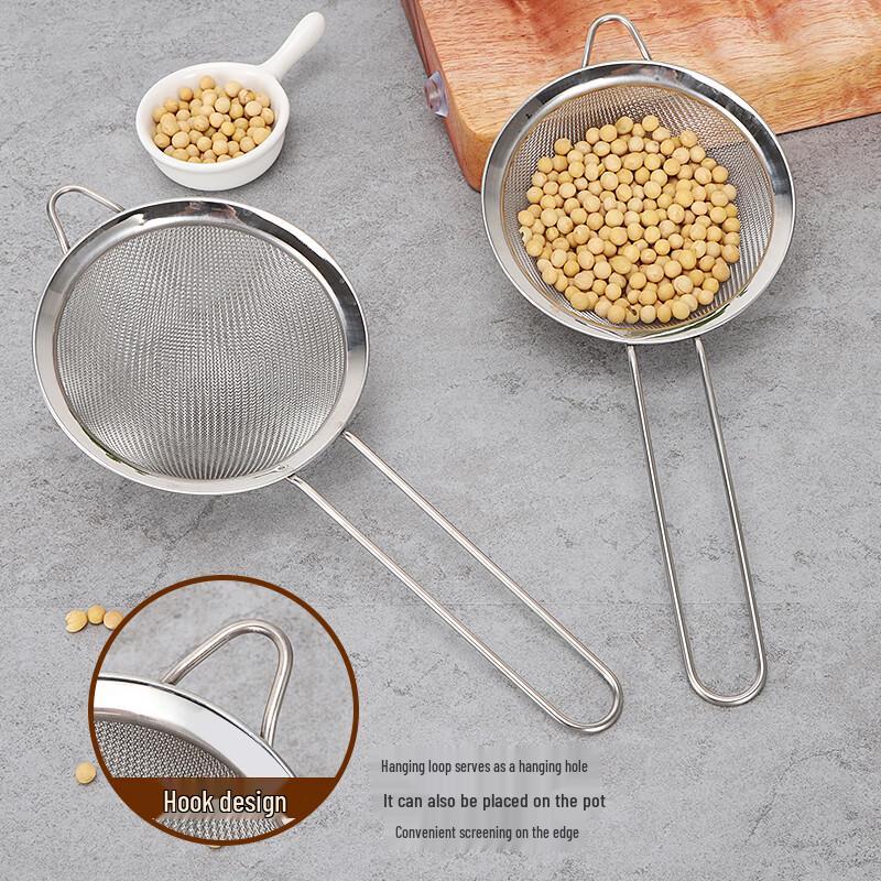 Chahua Long Handle 304 Stainless Steel Mesh Strainer