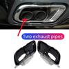 Black Stainless Steel Exhaust Tailpipe Tip for BMW X5 G05/X6 G06