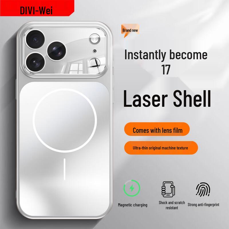 

DIVI Magsafe Frosted Phone Case with Lens Protector iPhone 16