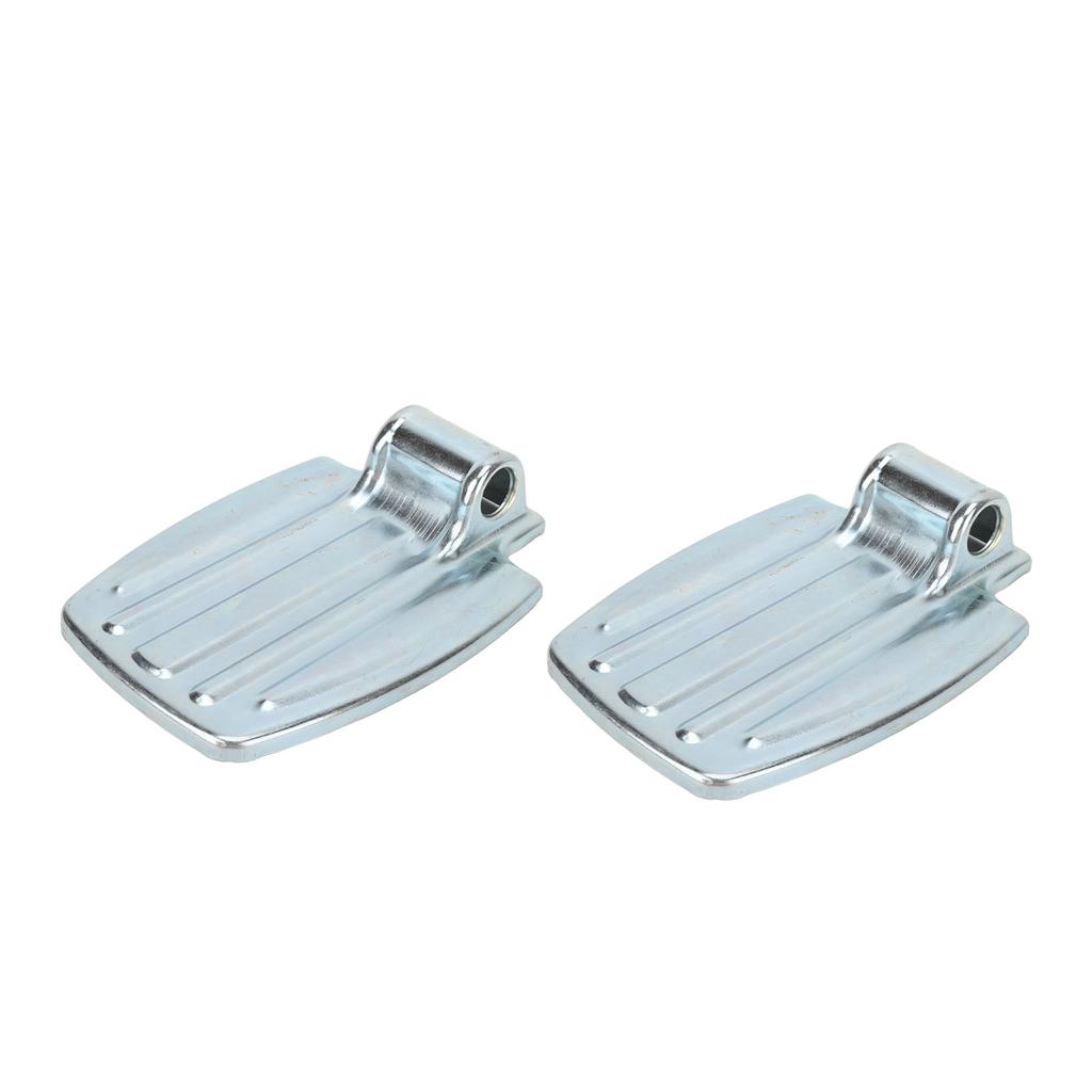 1 Pair Wheelchair Footrest Aluminium Alloy Textured Surface Easy to Clean Compact Lightweight Wheelchair Foot Pedal