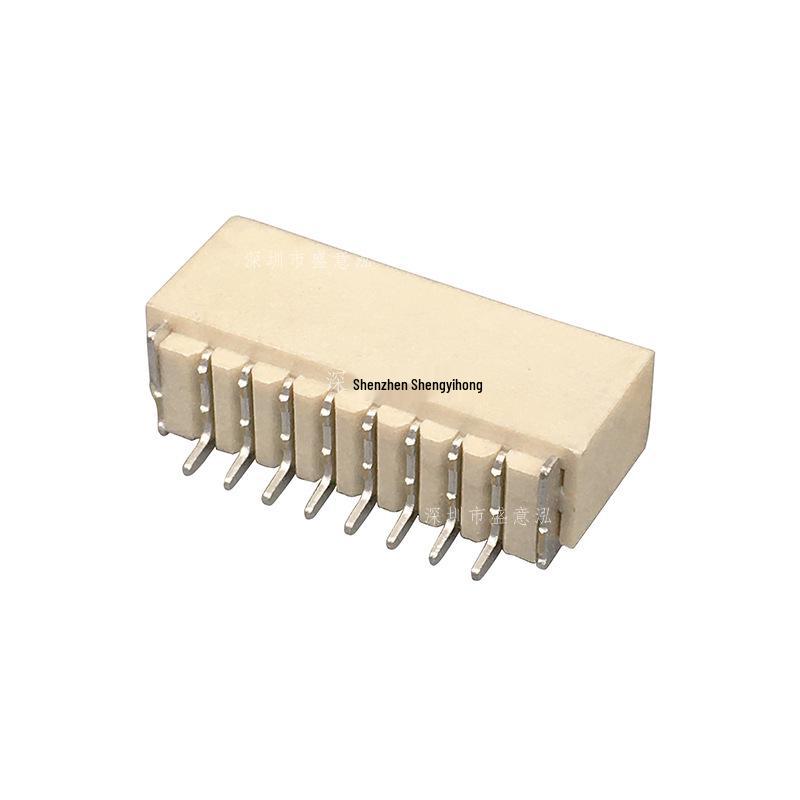SH1.0MM Horizontal 8P Socket Strip, Temperature-Resistant & Flame-Retardant, Single Row with Multiple Specifications