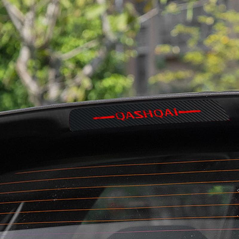 Car Rear High-mounted Brake Lamp Cover For Nissan Qashqai J10 J11 2008-16  High Positioned Rear Light Sticker Accessories