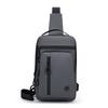 Men's Chest Bag Multifunctional Lightweight Large Capacity Commuting Nylon Outdoor Crossbody Bag