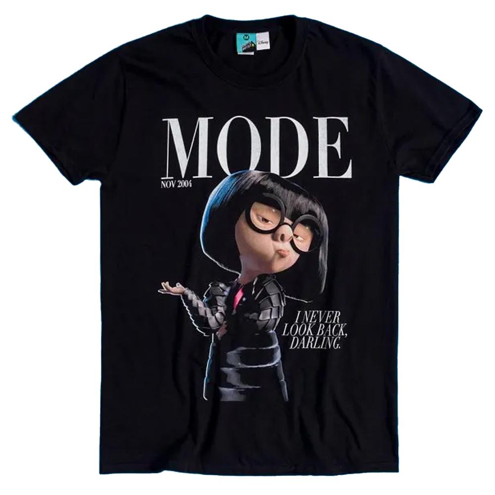 The Incredibles Unisex Adult I Never Look Back Darling Edna Mode T-Shirt