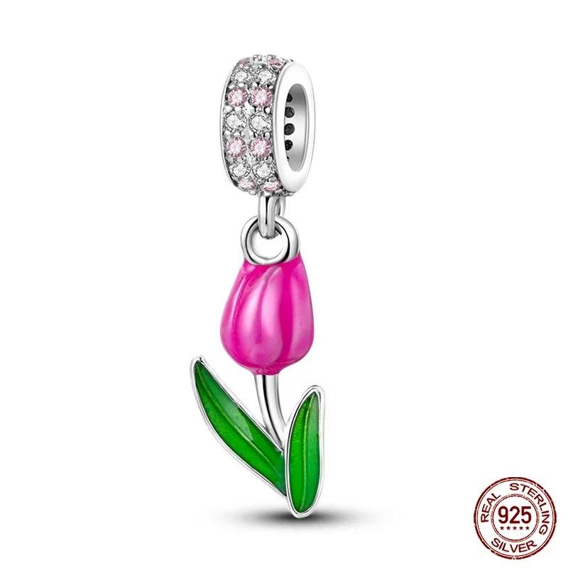 Fashion 925 Silver Colorful Butterfly Dragonfly Hummingbird Spring Series Charms Beads Fit 925 diy Bracelet Jewelry