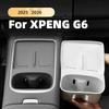 For XPENG G6 2025 2026 Car Styling Wireless Charging Silicone Mats Cup Holders Dustproof Center Console Durable Pro Accessories
