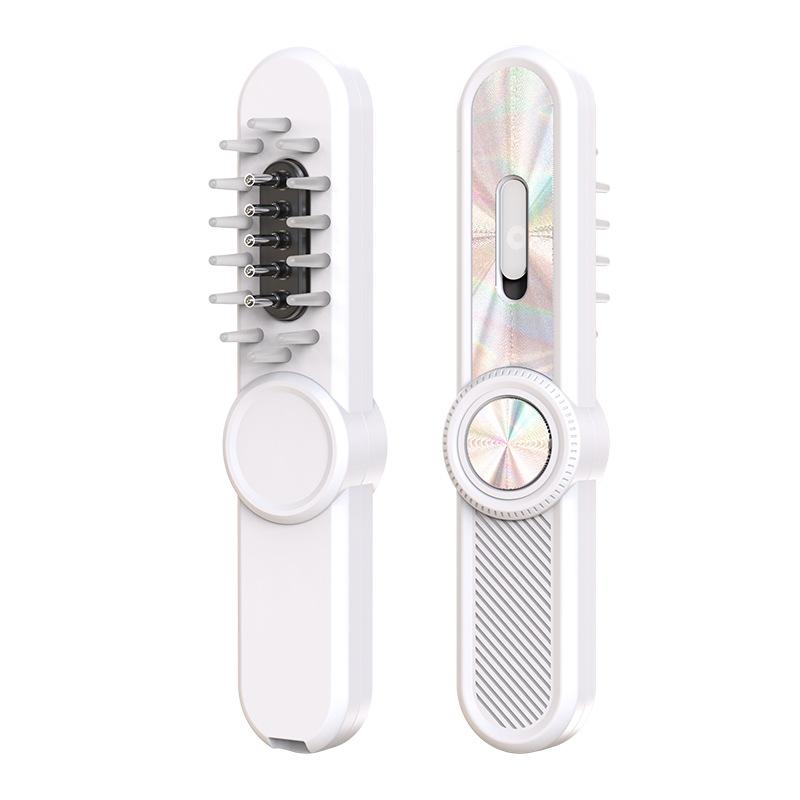 Electric Head Massage Comb Infrared Hair Growth Scalp Applicator Liquid Essential Oil Liquid Guide Comb Scalp Care Tools белый