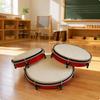 3 Pieces Poplar Wood Hand Drum Responsive Percussion Instrument Compact