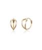 Akarki 14K Or Flow One-Touch Ring Earrings