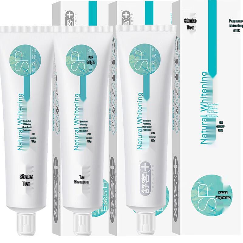 Suke Anti-Cavity Whitening Toothpaste, Refreshing Mint, 3x120g