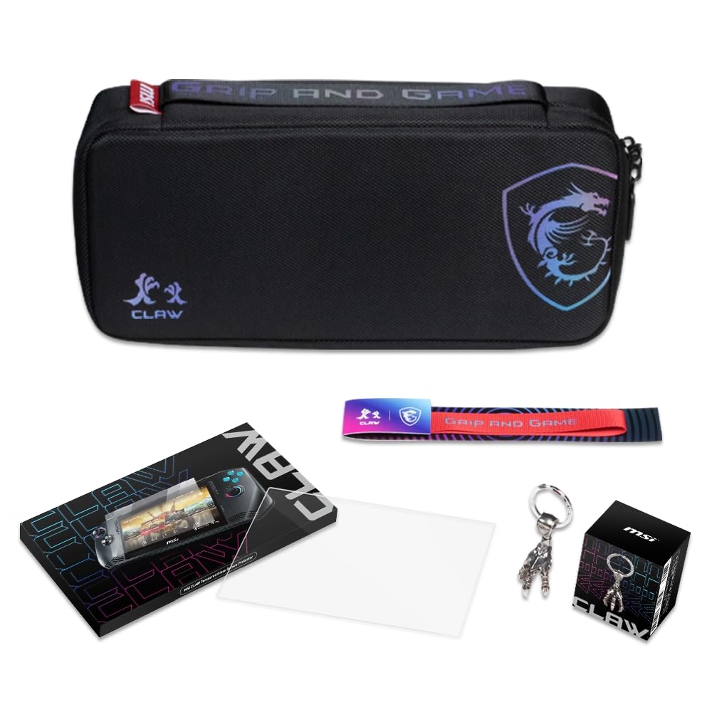 

items in one A1M exclusive accessory Exclusive protective glass Claw Accessory kit [Convenient set! ] [Claw kit] pouch/strap/LCD film/key chain/MSI