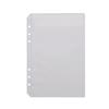 A5/A6 Multi-spec Transparent 6-Hole Zipper Loose-Leaf Notebook & Ticket Planner PVC Storage Bag