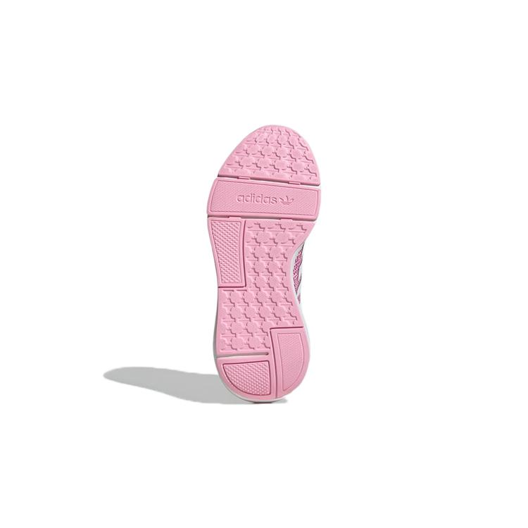 adidas Originals Swift Run 22 J Abrasion Resistant Breathable Low Top Kids' Running Shoes Purple Pink GW8177