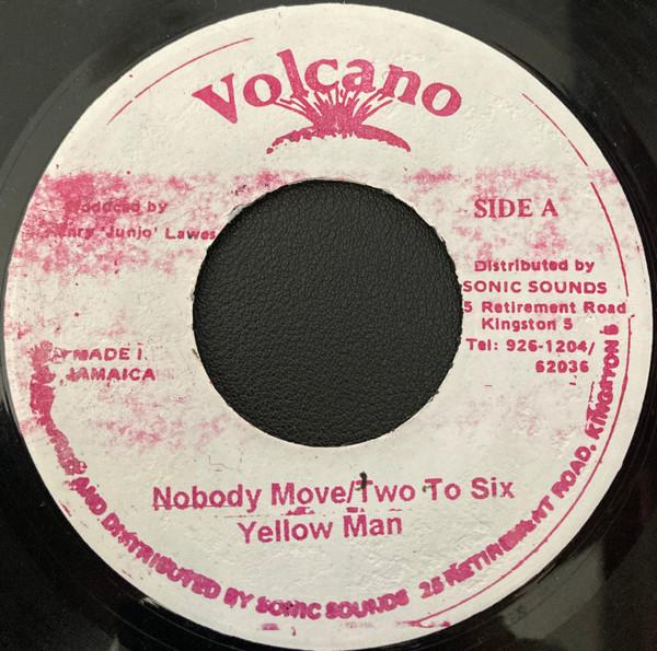 7-дюймовая пластинка YELLOWMAN Nobody Move Two To Six NONE Volcano Ямайка Регги Ска Даб Б/У