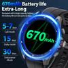 New Dual Band GPS Outdoor Sports Smart Watch Men 1.43" AMOLED Screen 5ATM Waterproof Compass Altimeter Military Smartwatchs
