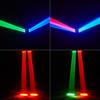 6x20W RGBW Led Strip Beam Moving Head Light Two Arms Professional DJ Disco Party Lighting DMX Dance Floor Bar Equipment