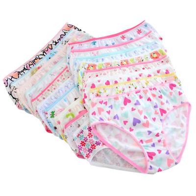 6 sztuk Moda Baby Kids Girls Bielizna Bawełniane majtki Krótkie figi Kalesony