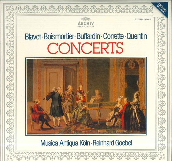 

LP Record REINHARD GOEBEL MUSICA ANTIQUA KOL Concerts 1534010 ARCHIV PRODUKTI 1983 Germany Classical Used