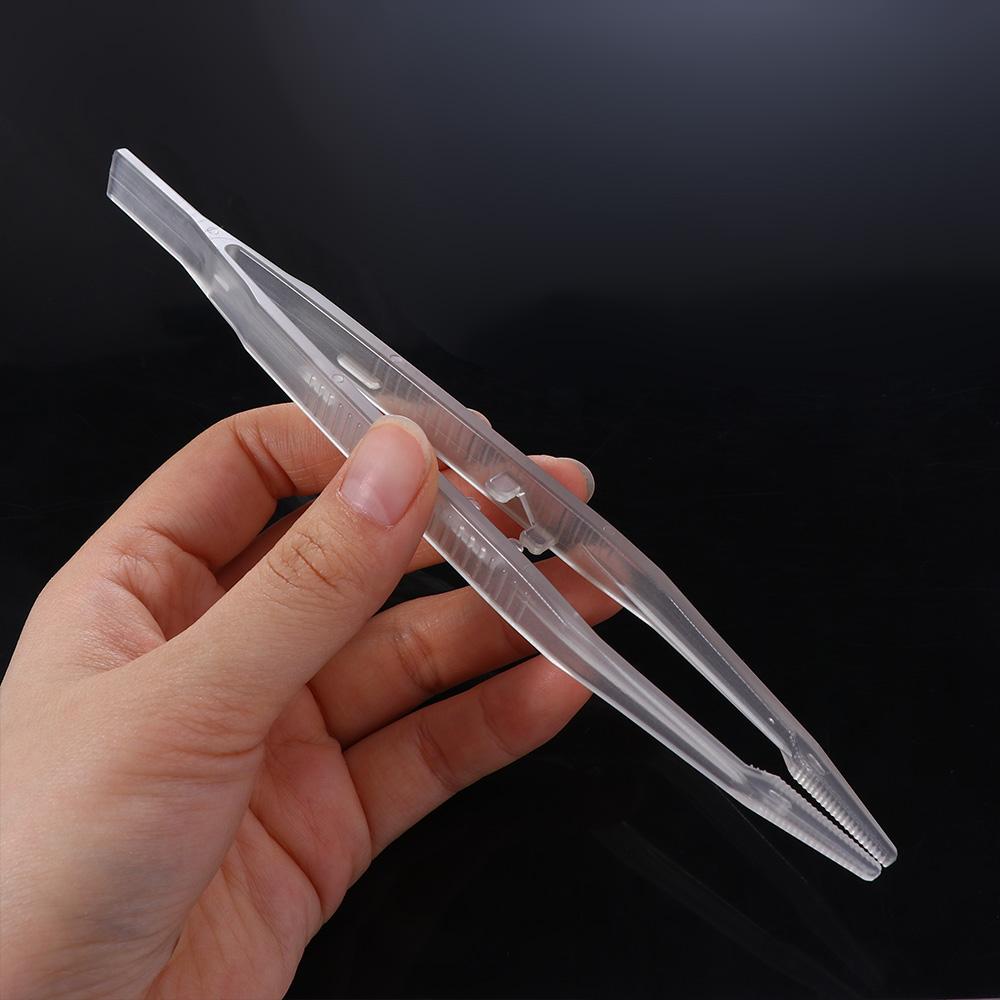 Anti-static Straight Tweezer Animal Feeder Clamp Reptile Feeding Tweezer Tortoise Feeding Tongs