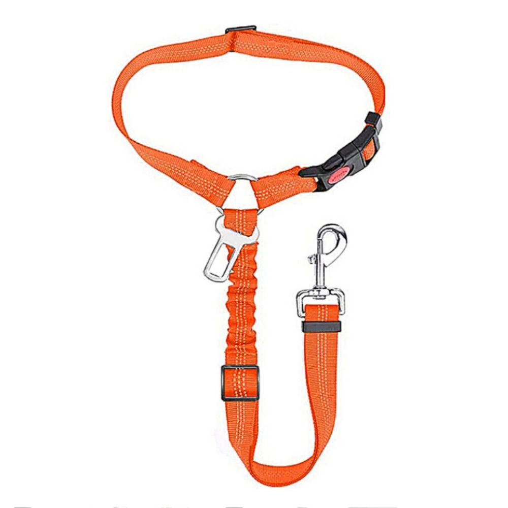 Reflective Pet Car Seat Belt Adjustable Dog Harness Leash Dog BackSeat Safety Belt  Pet Outdoor