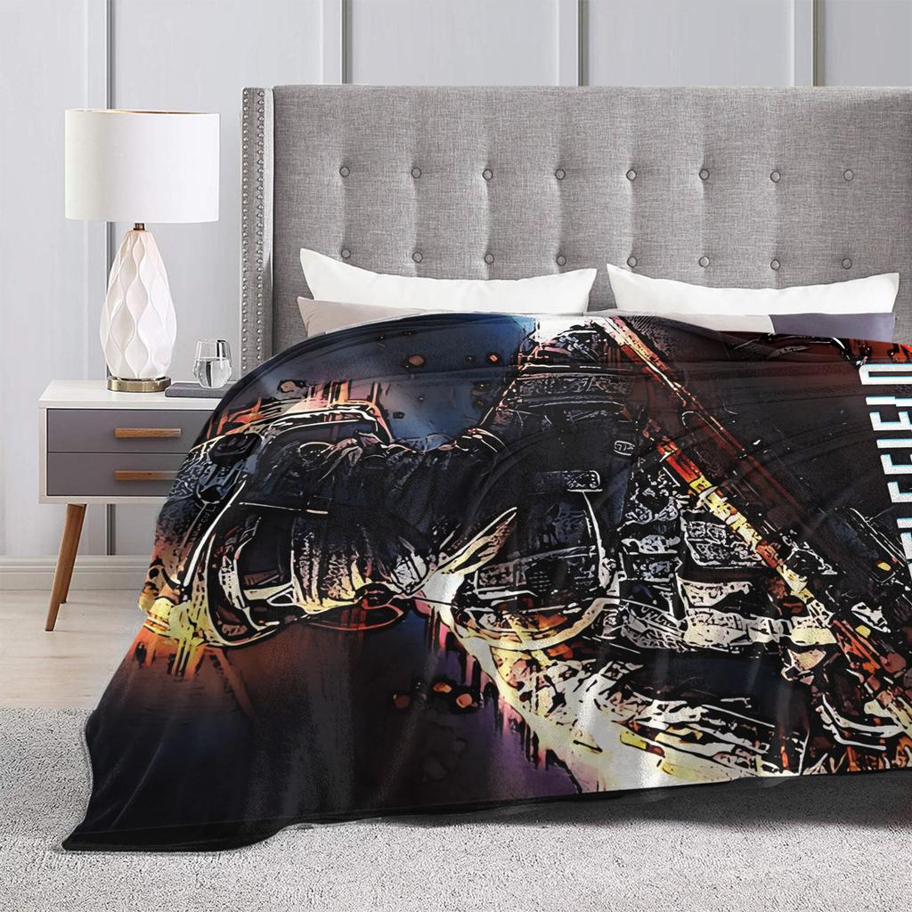 Battlefield 2042 Game Blankets  Airplane Travel Flannel Bedding Throws For Living Room Warm Soft Custom Quality Bedspread