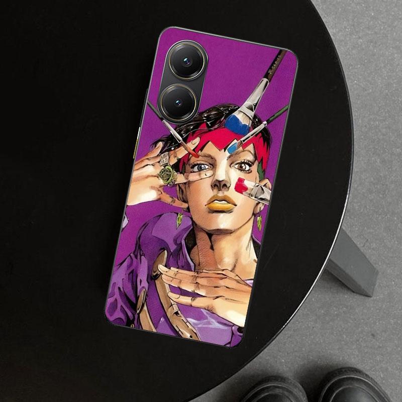 JoJo Adventure Rohan Kishibe Phone Case Cover for Xiaomi Poco X6 X5 X7 Pro F7 Ultra Redmi 15C 15 13C 13 12C 12 10C 10 10A 9C 9A