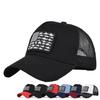 American Flag Trucker Hat Snapback Baseball Cap for Men Women Mesh Adjustable Fit