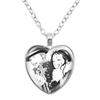Paradise Kiss Anime Necklace Yukari Hayasaka Miwako Sakurada Glass Heart Shape Pendant Necklace Charm Jewelry Friend Gift