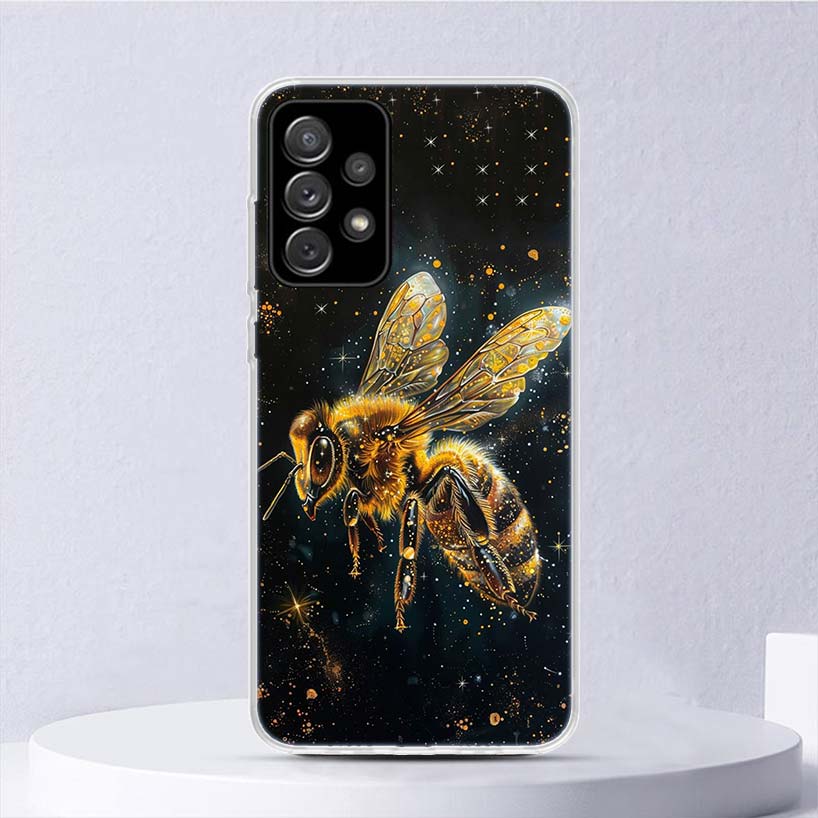 

Bee Keeping Honey Animal Soft Case For Samsung Galaxy A52 A42 A32 A22 A12 A02S Phone Cover A50 A51 A70 A71 A41 A31 A21S A40 A30 Samsung A40
