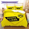 BVB Pattern Bedding,Quilt Set Quilt Cover Pillowcase Home Birthday Gift(1 * Duvet Cover + 2 * Pillowcase, Without Core)
