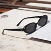Trendy Vintage Oval Sunglasses UV400 Protection Y2K Small Oval Shades for Women Men