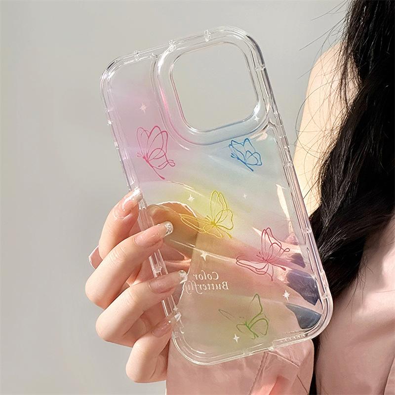 

Чехлы для мобильных телефонов iPhone 11 13 XR 15 Pro Max 12 14 Pro Max Чехол для iPhone 16 7 Plus 8 Plus XS Max 6 15 Plus Laser Wave Pattern Anti-Drop Водонепроницаемый iPhone 16 Pro Max чистый