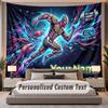 Personalized Name Designs (23) Theme Custom Tapestry Personalized Custom Name Text Wall Hanging Tapestry Home Decor Background Cloth