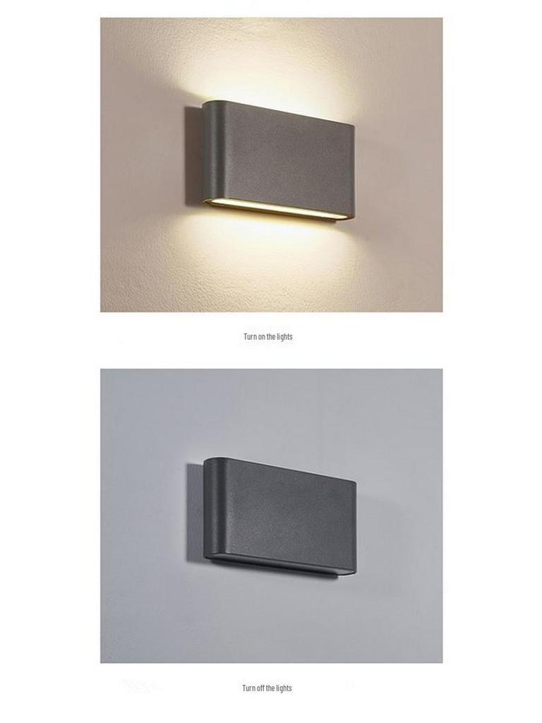 Nordic Ultra-Thin LED Wall Light for Outdoor or Indoor Use