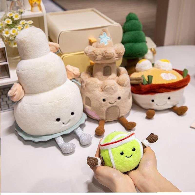 Adorable Jc Creative Plush Toy Pine Tree Ramen Doll Perfect For Holiday Decor And Girls' Room