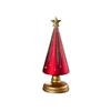 Twinkle Light Christmas Tree Illuminated Starry Night Resin Christmas Tree Ornament for Holiday Bedroom Dorm Tabletop Decor